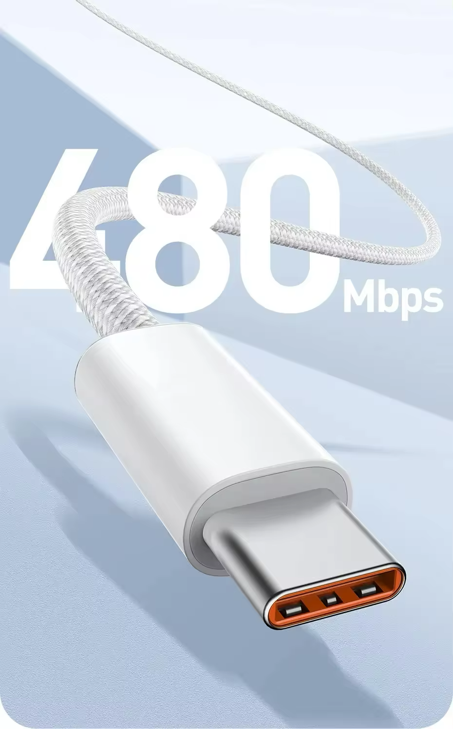 2 packs of Type C to Type-C Cable PD 60W Fast Charger 1M USB C Leads For Iphone 15,16 Pro